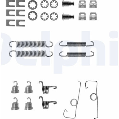 LY1053 Zubehörsatz, Bremsbacken