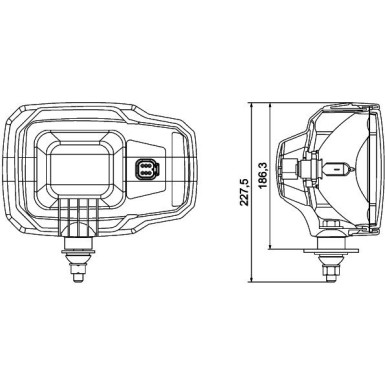 Hella | Hauptscheinwerfer | 1EA 328 450-521