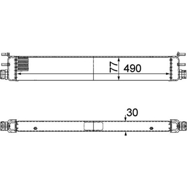 Mahle | Ölkühler, Motoröl | CLC 68 000P