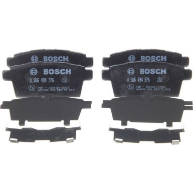 BOSCH | Bremsbelagsatz, Scheibenbremse | 0 986 494 376