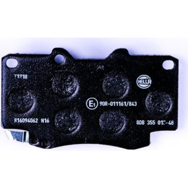 Hella | Bremsbelagsatz, Scheibenbremse | 8DB 355 013-481