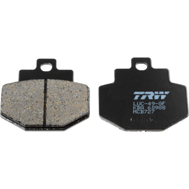 TRW | Bremsbelagsatz, Scheibenbremse | MCB727