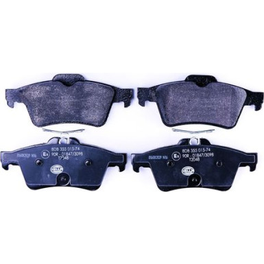 8DB 355 015-741 Bremsbelagsatz, Scheibenbremse