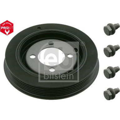 febi bilstein 2 x FEBI Riemenscheibe, Kurbelwelle ProKit 33787