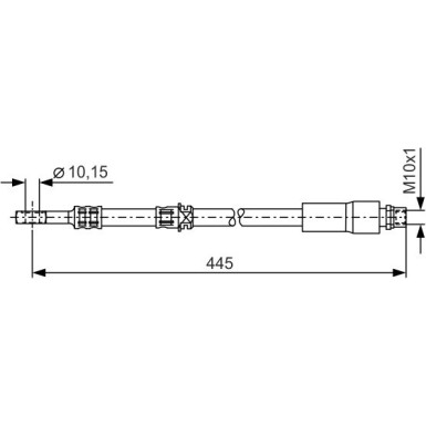 BOSCH | Bremsschlauch | 1 987 476 455