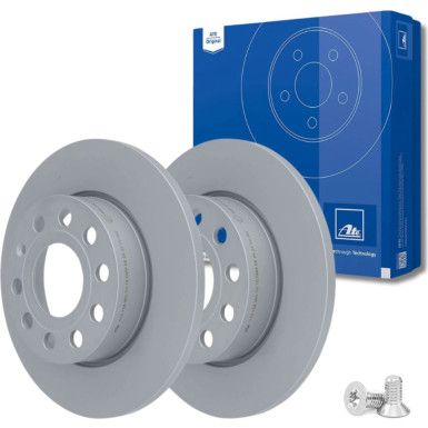 ATE 24.0112-0158.1 Bremsscheibe Ø256mm voll, beschichtet ATE 24.0112-0158.1 Bremsscheibe Ø256mm voll, beschichtet