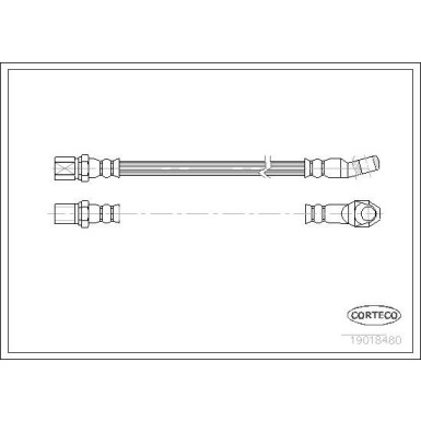 Corteco | Bremsschlauch | 19018480