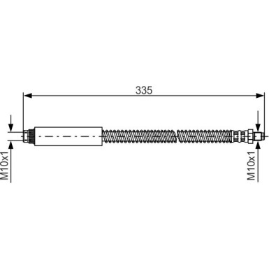 BOSCH | Bremsschlauch | 1 987 476 078