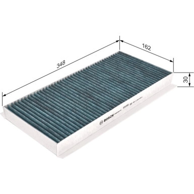 BOSCH 0 986 628 516 Innenraumfilter BOSCH 0 986 628 516 Innenraumfilter