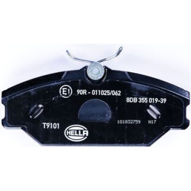 Hella | Bremsbelagsatz, Scheibenbremse | 8DB 355 019-391