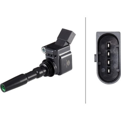 Hella 4 x HELLA Zündspule 5DA 193 175-951