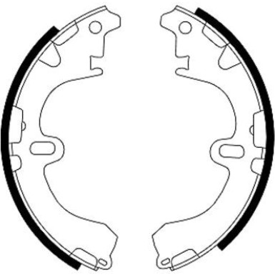 91043100 Bremsbackensatz