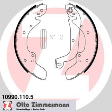 Zimmermann Bremsbackensatz 10990.110.5