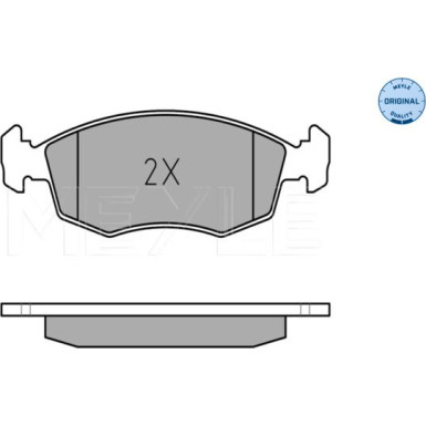 Meyle Bremsbelagsatz, Scheibenbremse MEYLE-ORIGINAL: True to OE 025 209 0818 Meyle Bremsbelagsatz, Scheibenbremse MEYLE-ORIGINAL: True to OE 025 209 0818