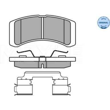 Meyle | Bremsbelagsatz, Scheibenbremse | 025 242 2914/W