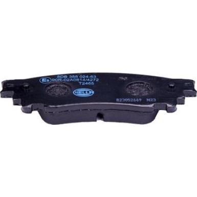 Hella | Bremsbelagsatz, Scheibenbremse | 8DB 355 024-631