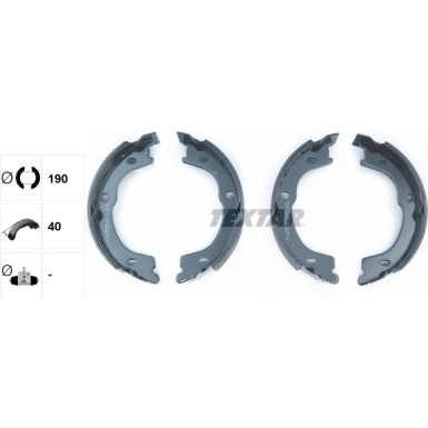 91075300 Bremsbackensatz, Feststellbremse 91075300 Bremsbackensatz, Feststellbremse