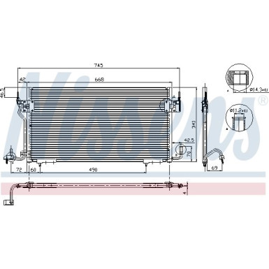 94218 Kondensator, Klimaanlage