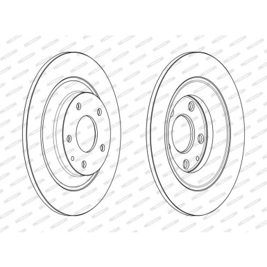 Ferodo | Bremsscheibe | DDF2609C
