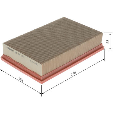 BOSCH F 026 400 104 Luftfilter BOSCH F 026 400 104 Luftfilter