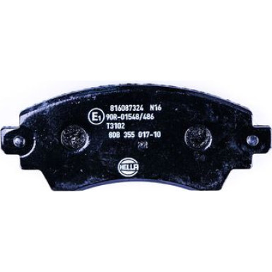 Hella | Bremsbelagsatz, Scheibenbremse | 8DB 355 017-101