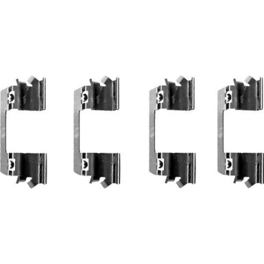 8DZ 355 202-731 Zubehörsatz, Scheibenbremsbelag 8DZ 355 202-731 Zubehörsatz, Scheibenbremsbelag