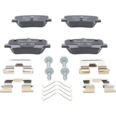 Bremsbelagsatz, Scheibenbremse ATE Ceramic 13.0470-5521.2