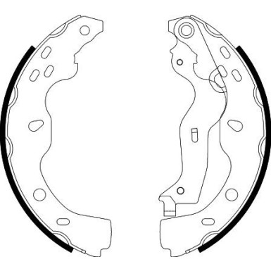 8DB 355 003-041 Bremsbackensatz