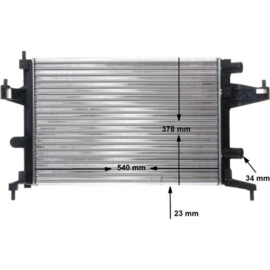 CR 388 000S Kühler, Motorkühlung BEHR
