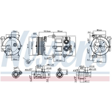 890179 Kompressor, Klimaanlage ** FIRST FIT **