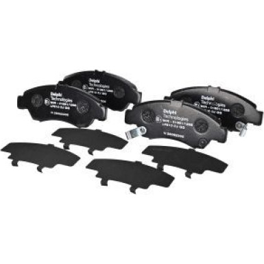 Delphi Bremsbelagsatz, Scheibenbremse LP810