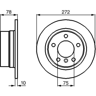 0 986 478 641 Bremsscheibe