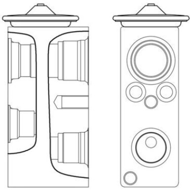 AVE 3 000S Expansionsventil, Klimaanlage BEHR AVE 3 000S Expansionsventil, Klimaanlage BEHR