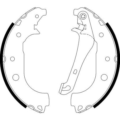 8DB 355 022-231 Bremsbackensatz