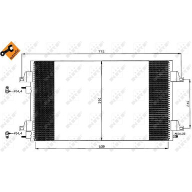 35447 Kondensator, Klimaanlage EASY FIT