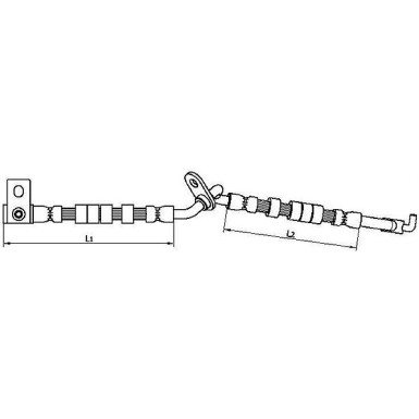 Metzger | Bremsschlauch | 4110706
