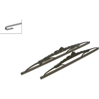 BOSCH 472 Scheibenwischer Twin 3 397 001 472 BOSCH 472 Scheibenwischer Twin 3 397 001 472