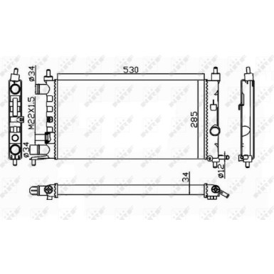 58155 Kühler, Motorkühlung