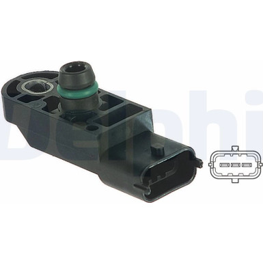 Delphi | Luftdrucksensor, Höhenanpassung | PS10130