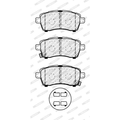 FDB5289 Bremsbelagsatz, Scheibenbremse PREMIER ECO FRICTION