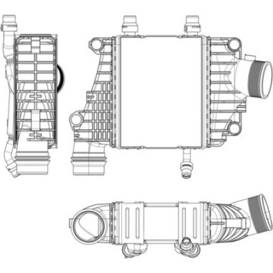 CI 410 000P Ladeluftkühler BEHR *** PREMIUM LINE *** CI 410 000P Ladeluftkühler BEHR *** PREMIUM LINE ***