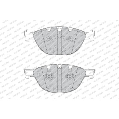 Ferodo | Bremsbelagsatz, Scheibenbremse | FDB1883