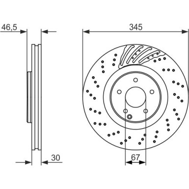 BOSCH | Bremsscheibe | 0 986 479 651