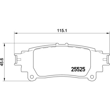 Brembo Bremsbelagsatz, Scheibenbremse PRIME LINE P 83 132