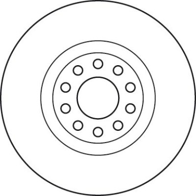 Bremsscheibe TRW SINGLE DF6060S