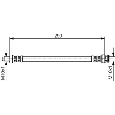 1 987 476 688 Bremsschlauch 1 987 476 688 Bremsschlauch