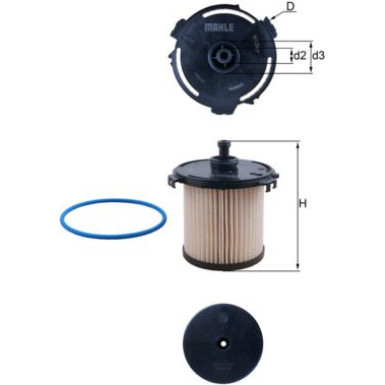 KX 387D Kraftstofffilter