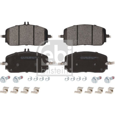 febi bilstein | Bremsbelagsatz, Scheibenbremse | 196401