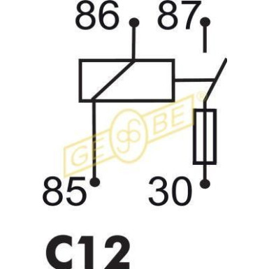 9 9483 1 Relais, Arbeitsstrom