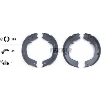 91066000 Bremsbackensatz, Feststellbremse